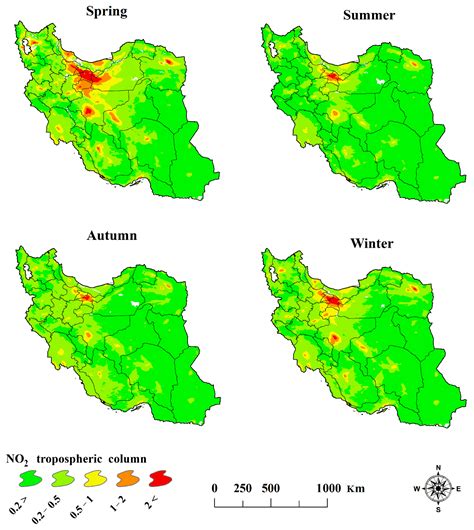 Spatiotemporal Analysis of NO2 Production Using TROPOMI Time-Series ...