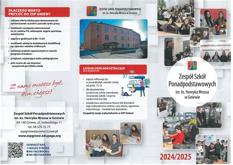 Zespół Szkół Ponadpodstawowych im. ks. Henryka Mrossa w Gniewie