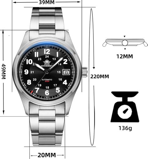 ADDIESDIVE Automatic Watches for Men Stainless Steel India | Ubuy