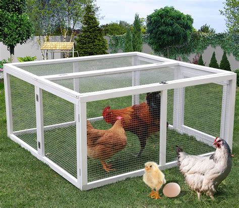 CSQOO Chicken Coop Extension, Foldable Chicken Coop House India | Ubuy