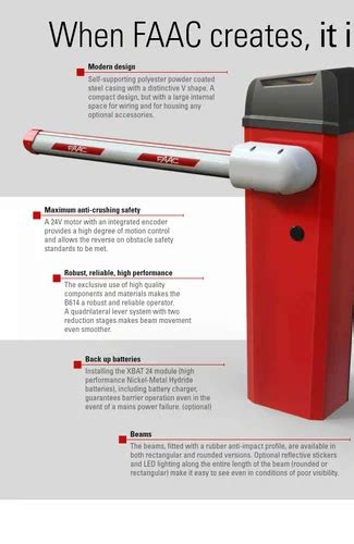 Automatic Boom Barriers - Beninca Boom Barrier 4 Meter Manufacturer ...