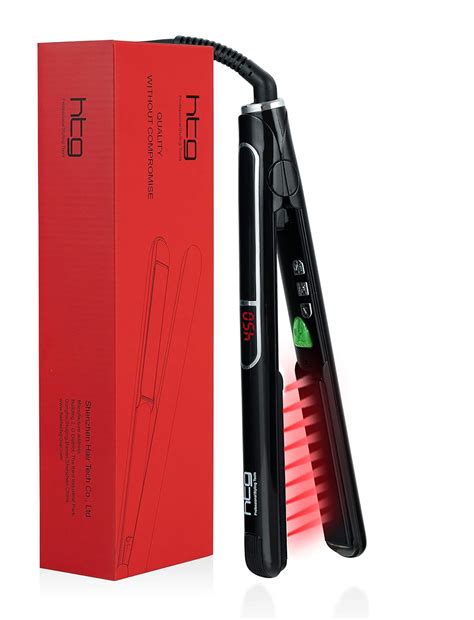 Buy HTG Professional Flat Iron and Infrared Straightener 1 inch Ceramic ...
