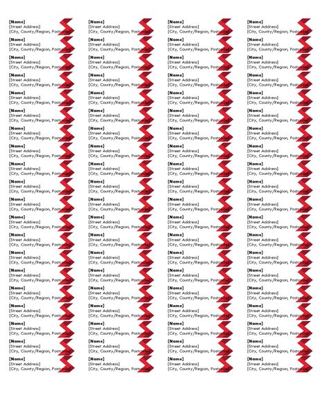 Print Return Address Labels 的图像结果