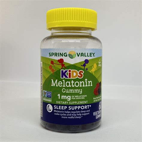 Spring Valley – Melatonina Kids 1mg 60 Gomitas – ISA MIAMI STORE