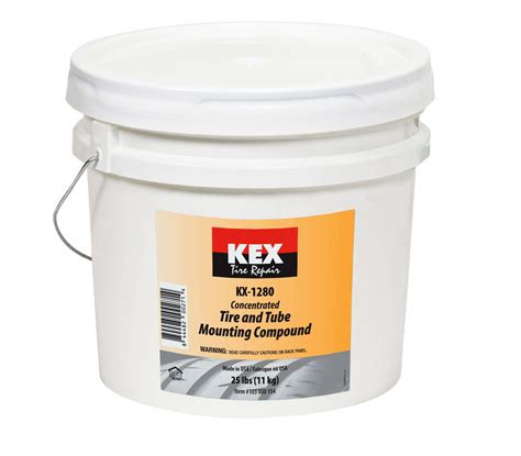 Kex 1280 Tire and Tube Mounting Compound - Brown - 25 lb