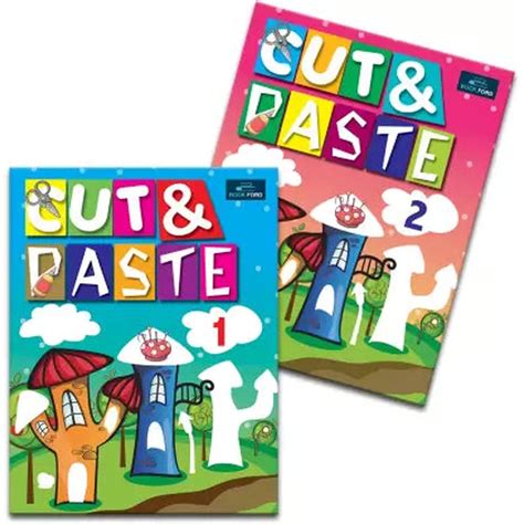 Kids Book of Cut & Paste ( Set of 2 ) - Spark Creativity and Enhance F ...