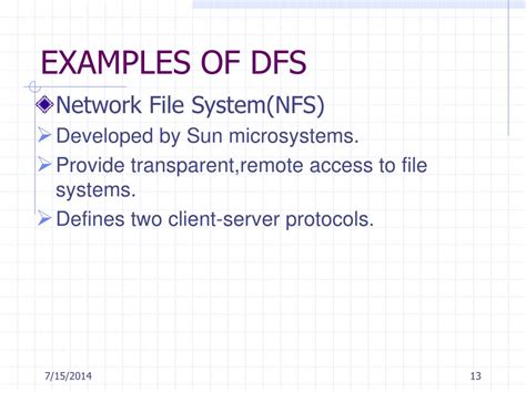 Distributed File System Support Statement Examples 的图像结果