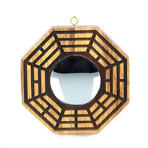 Buy Better us Feng Shui Wood Bagua Mirror 6 Inch (Concave) Online at ...