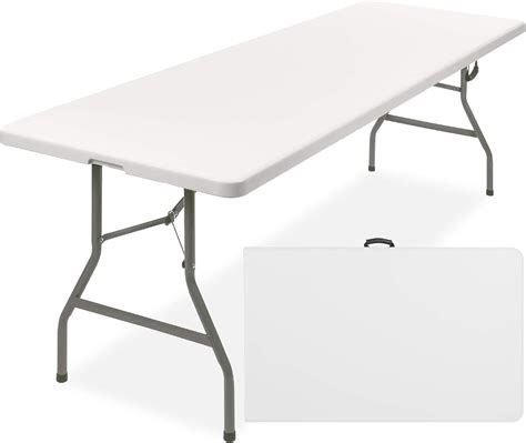 もございまℓ Portable ft x 30 inch Fold in Half Plastic Picnic Table for ...