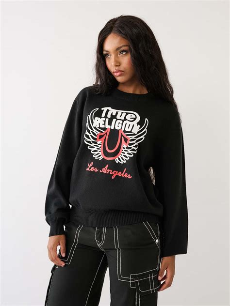 LOGO RELAXED SWEATER | True Religion