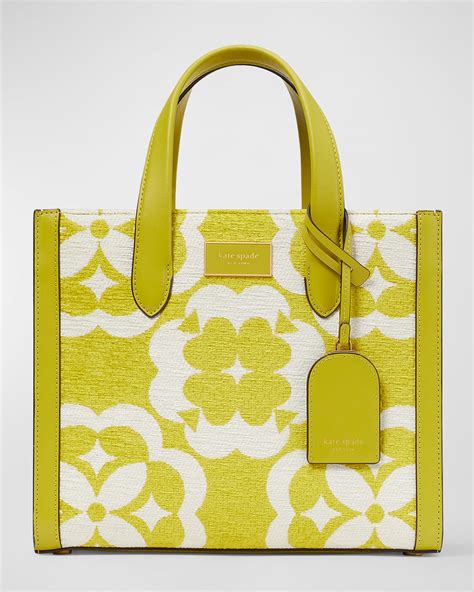 kate spade new york manhattan large spade flower monogram tote bag ...