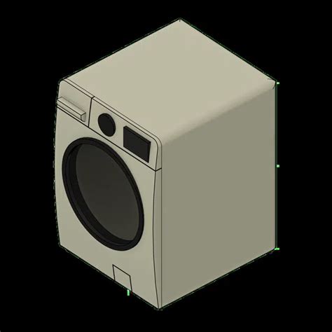 BIM objects - Free download! Washer / Dryer Residential Furniture ...