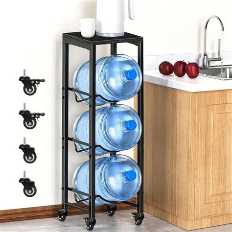 5 Gallon Water Bottle Holder 3Tier Water Jug Rack Water Jug Stand With ...
