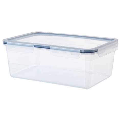 IKEA 365+ food container with lid, rectangular/plastic, 5.2 l (5 qt) - IKEA
