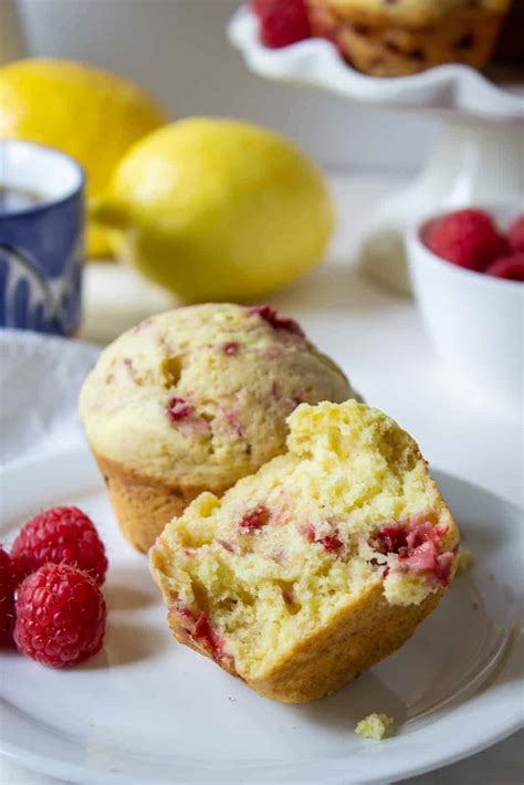 Raspberry Lemon Muffins - Beyond The Chicken Coop