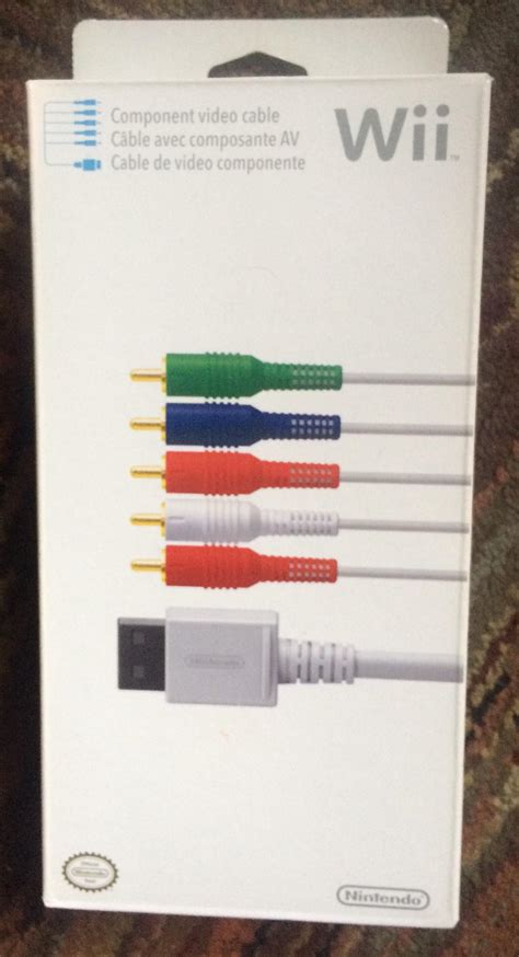 Wii Component Cable NIB : r/wii