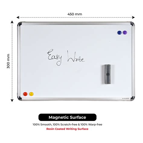 Astra Chrome Magnetic Whiteboard: Durable & Versatile Writing Surface