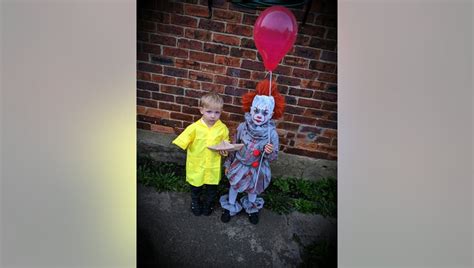 Brothers transform into 'Pennywise' and 'Georgie' for delightfully ...