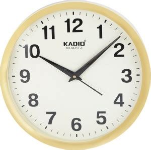 Kadio Analog 28 cm X 28 cm Wall Clock Price in India - Buy Kadio Analog ...