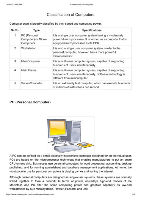 Image result for Classification of Computers by Types