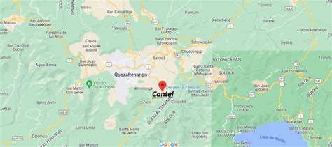 ¿Dónde está Cantel Guatemala? Dónde queda Cantel - ¿Dónde está la ciudad?
