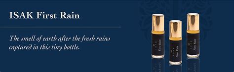 ISAK Attar for Unisex, Alcohol-Free Luxury Attar Earthen Scent of Rain ...