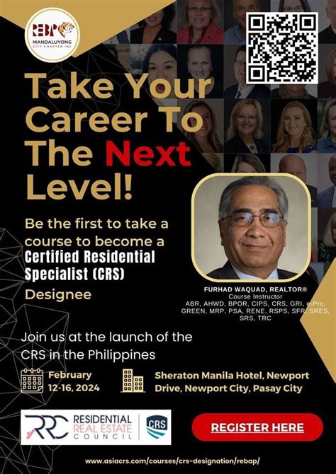 ASIA CRS DESIGNATION COURSE, Sheraton Manila Hotel, Pasay, 12 February ...