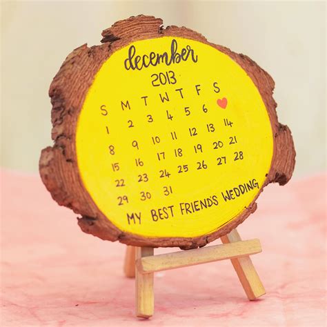 Buy Hand-painted Bark Calendar Online On Zwende