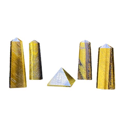 Tiger Eye (5pc/ Set) – CrystalCaveIndia