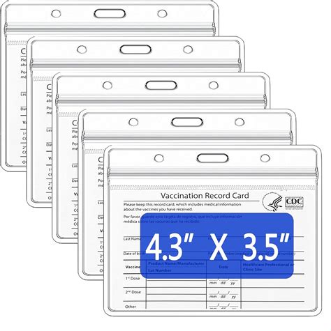 Teskyer 4.3 x 3.5 CDC Vaccination Card India | Ubuy