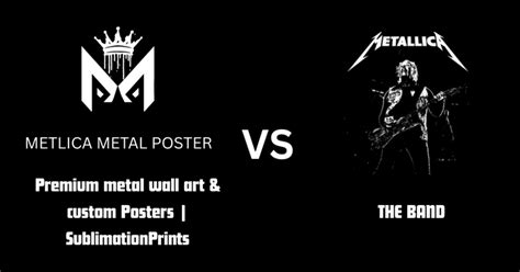 Metlica vs. Metallica: Metal Posters Brand, Not Band | Official Store