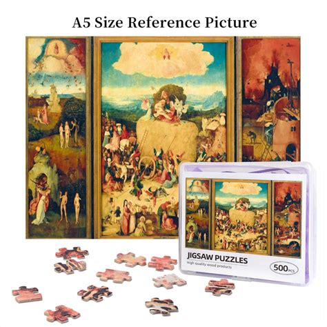 Ready Stock Bosch-The Haywain Triptych Wooden Puzzle 500 Pieces ...