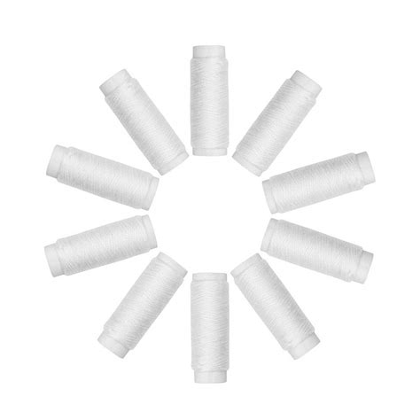 Prosperveil 10pcs Sewing Thread Set Polyester Cotton Sewing Threads for ...