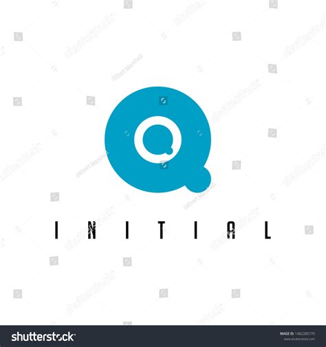 Q Logo Initials Two Letter Q Stock Vector (Royalty Free) 1482285770 ...
