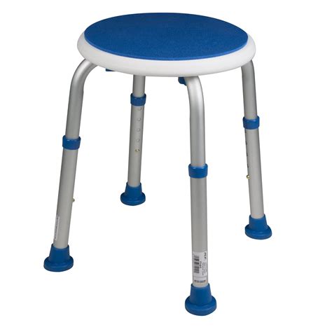 Buy PCP Adjustable Padded Round Safety Stool, White Online at Lowest ...