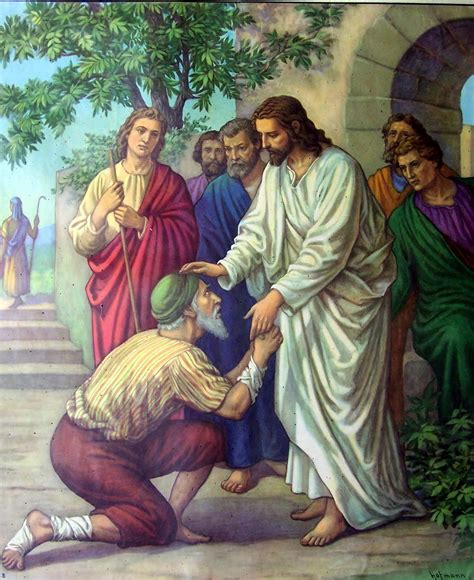 Jesus healing the leper - Biblos Foundation
