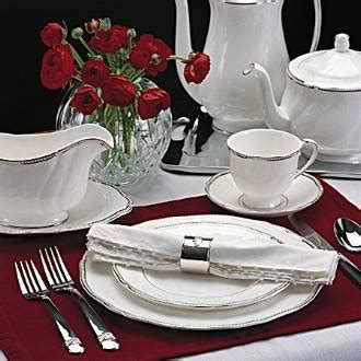 Buy Wedgwood Crown Platinum 5 Piece Place Setting Online at Low Prices ...