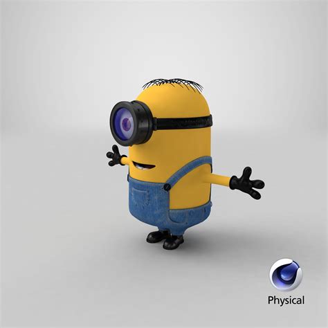 Short One Eyed Minion 3D-Modell 3D-Modell $39 - .3ds .c4d .fbx .ma .obj ...
