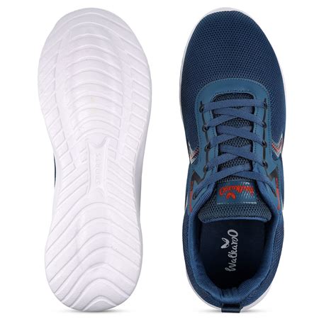 Men's Lace-up Walking Shoes - WS3064 Teal – Walkaroo Footwear