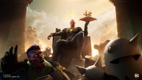 Fortnite x Black Adam Collaboration: DC’s Black Adam has come to wreak ...
