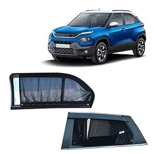 Car Window Curtains Compatible with Tata Punch | Sun Shades| Folding ...