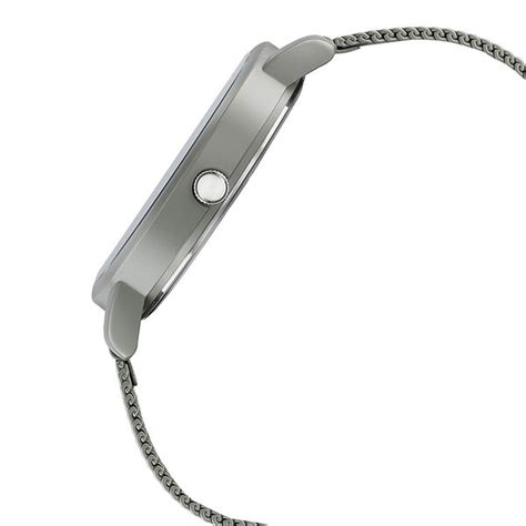 Buy Online Sonata Poze Quartz Analog Grey Dial Grey Mesh Strap Watch ...