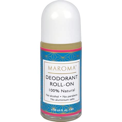 Buy Maroma 100% Natural Deodorant Rollon - Citrus & Mint - 50 ml ...