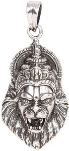 Silverwala 925 Sterling Silver Laxmi Narasimha Swamy oxidised Pendant ...