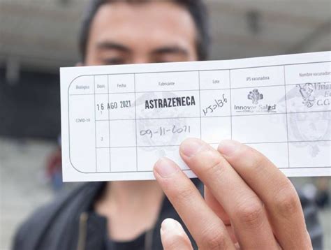Prepárese para portar el carnet de vacunación - TSM Noticias