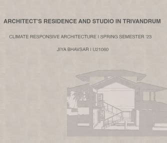 Architect's Residence and Studio in Trivandrum | CEPT - Portfolio