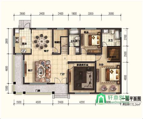 二层欧式别墅效果图简单精致,占地170平方17×10米带院子农村独栋自建房设计图 - 酷建房
