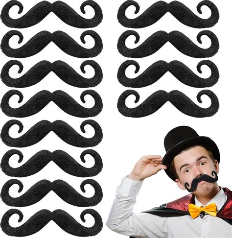 Curly Handlebar Mustache