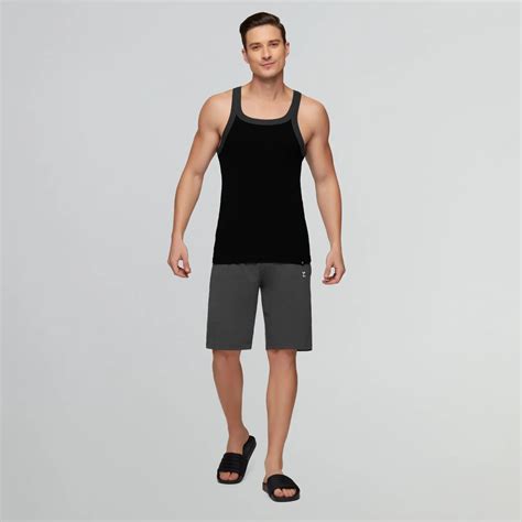 XYXX Gym Vest for Men | Black, Super Combed Cotton, Anti-Odour, Ultra ...