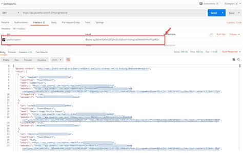 Power BI Get API Data 的图像结果
